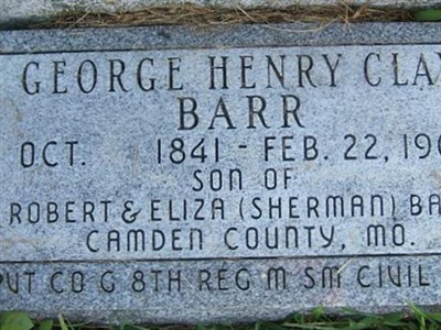 George Henry Clay Barr on Sysoon