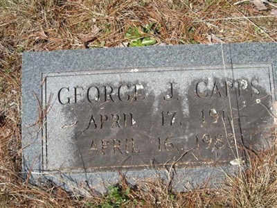 George Jacob Capps, Find a grave on Sysoon George Jacob Capps on Sysoon
