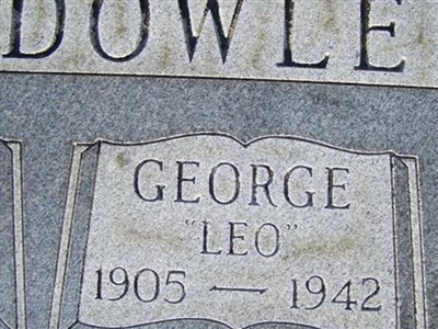 George "Leo" Dowler on Sysoon