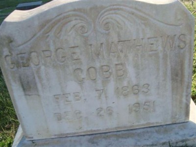 George Mathews Cobb on Sysoon