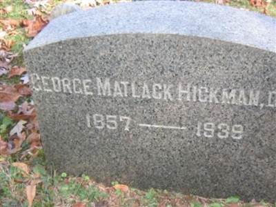 George Matlack Hickman on Sysoon