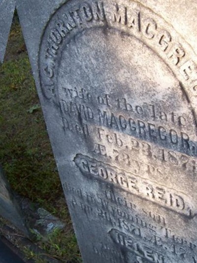 George Reid MacGregor on Sysoon