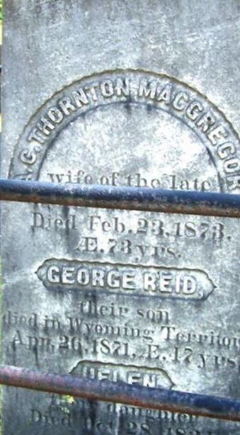 George Reid MacGregor on Sysoon