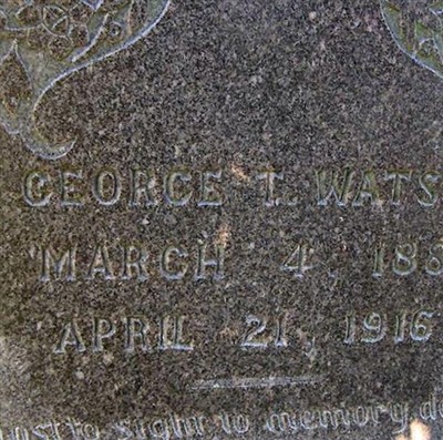 George T Watson on Sysoon