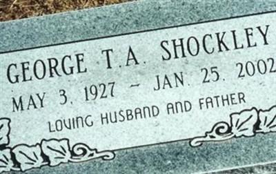 George Thomas Albert SHOCKLEY on Sysoon