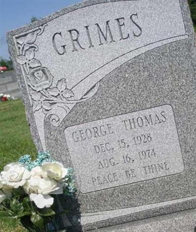 George Thomas Grimes on Sysoon