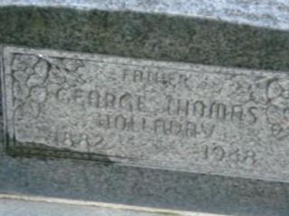 George Thomas Holladay on Sysoon