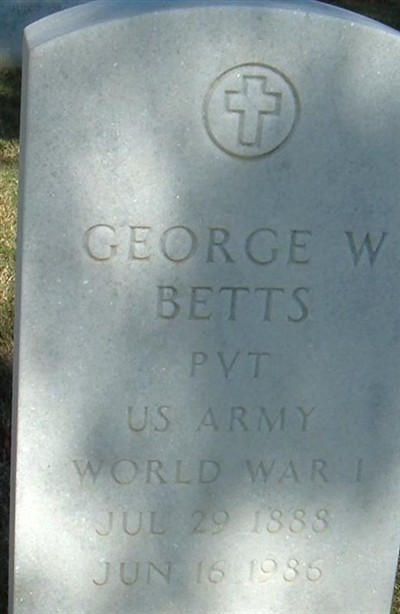 George W Betts on Sysoon