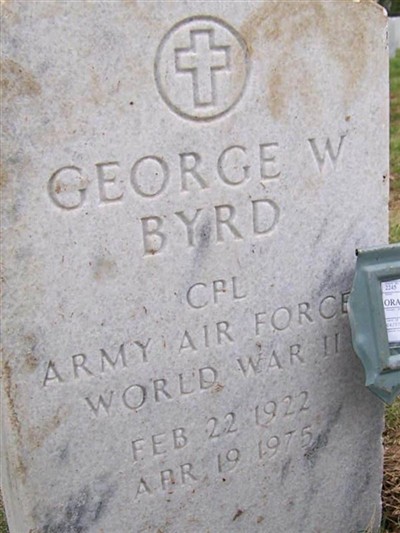 George W Byrd on Sysoon