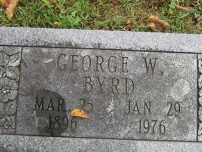 George W Byrd on Sysoon
