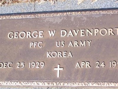 George W. Davenport on Sysoon