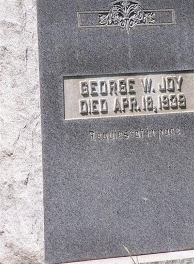 George W. Joy, Find a grave on Sysoon George W. Joy on Sysoon