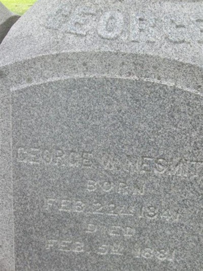 George W. Nesmith on Sysoon
