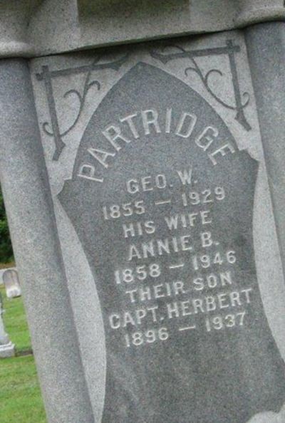 George W. Partridge on Sysoon