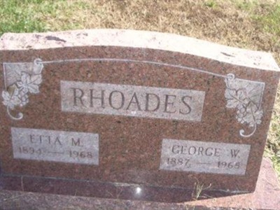 George W Rhoades on Sysoon