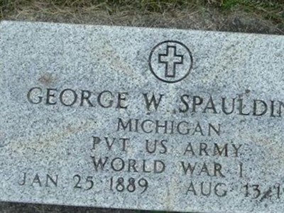 George W. Spaulding on Sysoon