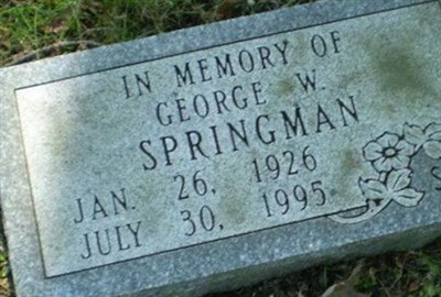 George W. Springman on Sysoon