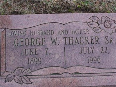 George W. Thacker on Sysoon