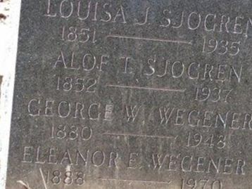 George W Wegener on Sysoon
