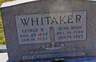 George W. Whitaker on Sysoon