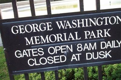 George Washington Memorial Park on Sysoon