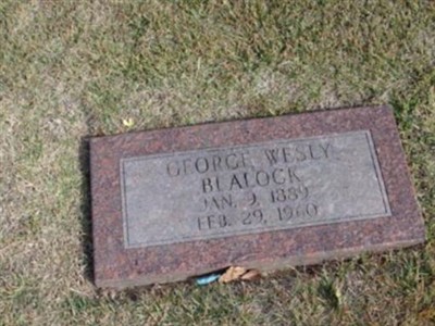 George Wesly Blalock on Sysoon