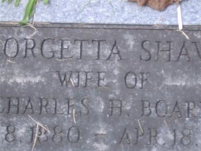 Georgetta Shaver Board on Sysoon