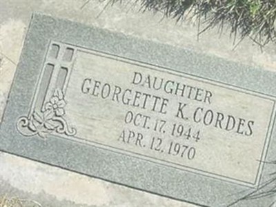 Georgette K. Cordes on Sysoon