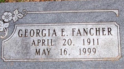 Georgia E. Fancher on Sysoon
