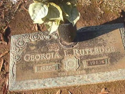 Georgia L Rutledge on Sysoon