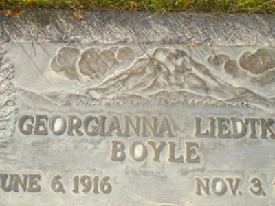 Georgianna Liedtke Boyle on Sysoon