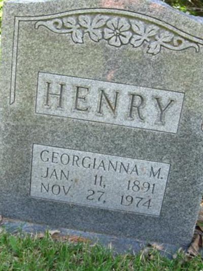 Georgianna M Henry on Sysoon