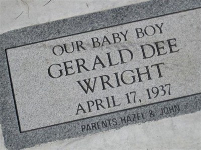 Gerald Dee Wright on Sysoon