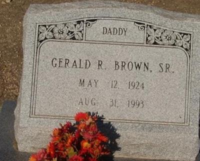 Gerald R. Brown, Sr on Sysoon