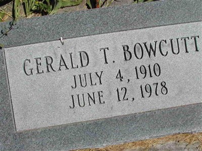 Gerald T. Bowcutt on Sysoon