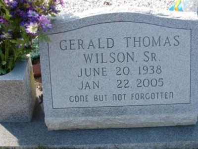 Gerald Thomas Wilson, Sr on Sysoon