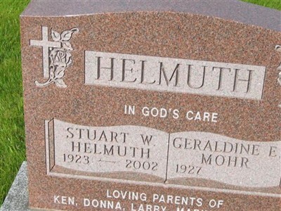 Geraldine Elizabeth Mohr Helmuth on Sysoon