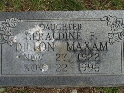 Geraldine F. Dillon Maxam on Sysoon