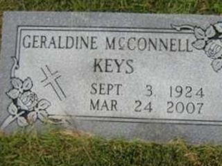 Geraldine McConnell Keys on Sysoon
