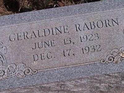Geraldine Raborn on Sysoon