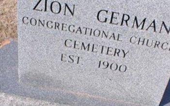 Zion German Congregational Church Cemetery on Sysoon