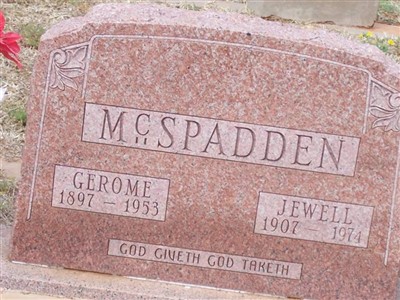 Gerome E McSpadden on Sysoon
