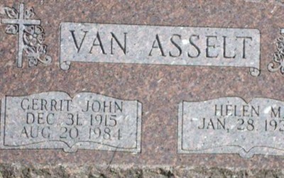 Gerrit John Van Asselt on Sysoon
