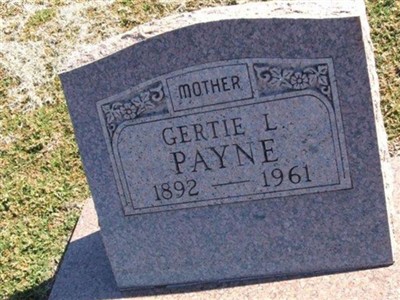 Gertie L Payne on Sysoon