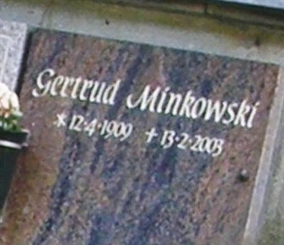 Gertrud Minkowski on Sysoon