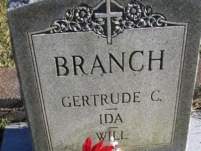Gertrude Carroll Branch on Sysoon
