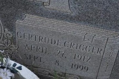 Gertrude Crigger Wade on Sysoon
