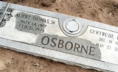 Gertrude Davey Osborne on Sysoon