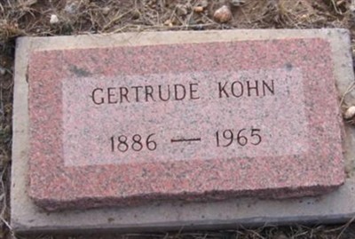 Gertrude M. Kohn on Sysoon