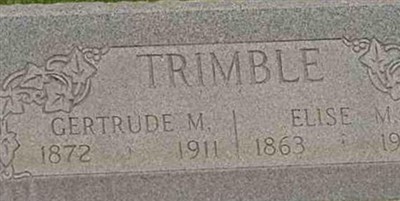 Gertrude M Trimble on Sysoon